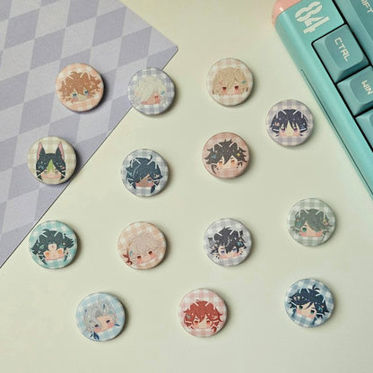 Genshin Impact Kigurumi Party Plushies Accessory - 25mm Mini Buttons