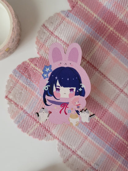 Genshin Impact Kigurumi Party Wooden Pins