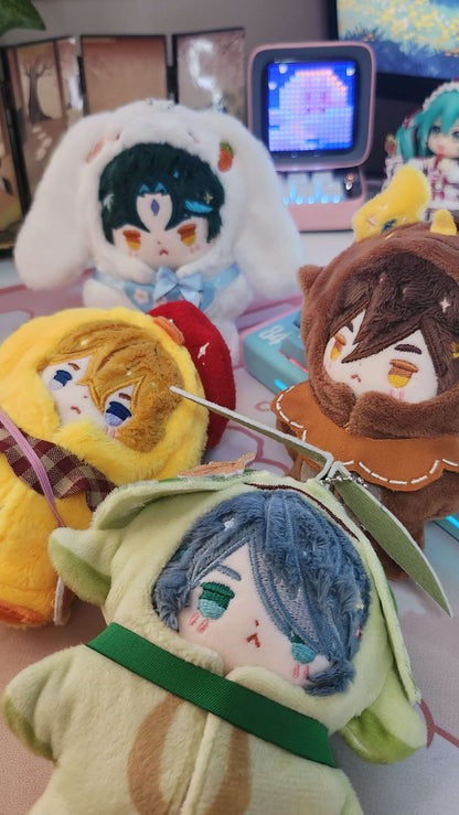 Genshin Impact Kigurumi Party 10cm Plushies