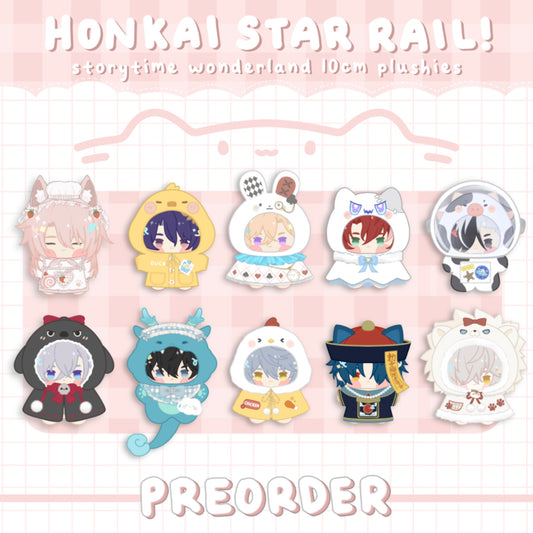 PRE-ORDER - Honkai Star Rail: Storytime Wonderland 10cm Plushies